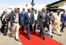 Madaxweynaha Jubbland oo lagu soo dhaweeyay Magaalada Garoowe