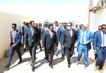 Wafdi uu Hoggaaminayo Guddoomiyaha Golaha Shacabka oo gaaray Garoowe