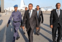 Ra’iisul Wasaare Rooble oo maanta ku wajahan Magaalada Dhuusamareeb.