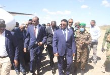 Wafdi uu hogaaminayo Guddoomiyaha golaha shacabka oo gaaray Baydhabo