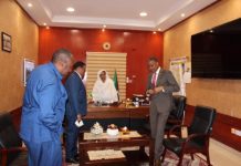 Safiirka Soomaaliya ee Suudaan iyo Guddoomiyaha Baarlamaanka Hirshabeelle oo la kulmay madaxda Dalkaasi