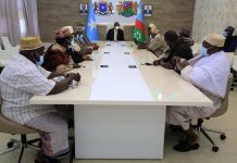 Madaxweynaha Dowlad Goboleedka Koonfur Galbeed OO kulan la qaatay Odayaasha Dhaqanka