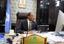 Wasiirka Maaliyadda oo shir muhiim ah aaladda fogaan aragga uga qeyb galay