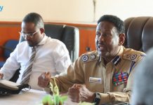 Taliyaha booliska Soomaaliya oo la kulmay taliyaha cusub qeybta guud ee booliska Gobolka Banaadir