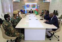 Madaxweynaha Koonfur-Galbeed oo shir-guddomiyey kulan amniga looga hadlayay