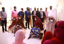 Wasiir ku-xigeenka Wasaaradda Caafimaadka DFS oo Gaalkacyo gaaray ayaa kormeeray xarumaha Caafimaad ee magaalada.