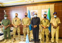 Madaxweynaha Jubbaland oo kulan la qaatay saraakiil ka tirsan ciidamada Mareykanka