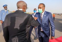 Ra’iisul Wasaare Rooble oo si diirran loogu soo dhaweeyey Djibouti