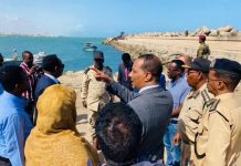 Wasiirka Gaashaandhigga XFS oo kormeeray Taliska Ciidanka Badda & Dekadda Muqdisho