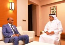 Ra’iisul Wasaare ku-xigeenka Dalka oo la kulmay Ergeyga Dalka Qatar u qaabilsan dhex dhexaadinta iyo xalinta khilaafaadka