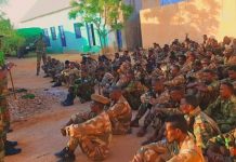 Taliyaha Qaybta 21-aad ee ciidanka xoogga dalka oo kormeer ku tagay degmada Baxdo.