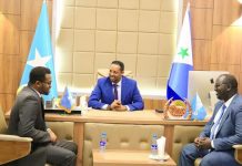 Madaxweyne ku xigeen Galmudug oo qaabilay wafdi uu hoggaaminaayo wasiirka howlaha guud ee XFS