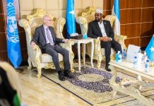 Madaxweynaha Jubaland oo kulan la qaatay wafdi ka socday Beesha Caalamka