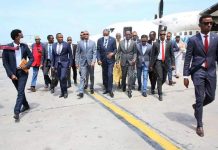 Madaxweyne Laftagareen oo soo gaaray Muqdisho
