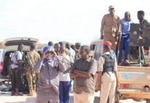 Ciidamada Dowladda ayaa howlgal miino baaris ah ka sameeyay Wisil iyo Guddoomiyaha G/Mudug oo booqaday