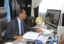 Wasiirka maaliyadda oo shir guddoomiyey kulanka billaha ee guddiga maamul wanaaga maaliyadda