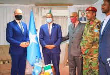 Wasiirka difaaca Soomaaliya oo Muqdisho kusoo dhoweeyay dhiggiisa dalka Ireland