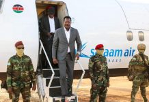 Madaxweynaha Galmudug oo lagu soo dhaweeyay Gaalkacyo