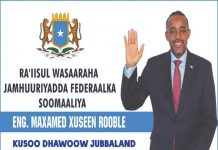 Ra’iisul Wasaare Rooble oo lagu wado inuu maanta safar ku gaaro Jubaland