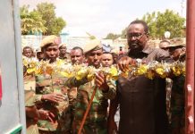 Taliyaha Ciidanka Xoogga Dalka oo xarigga ka jaray Xarunta Taliska qeybta 27-aad ee Degmada Buula-burde