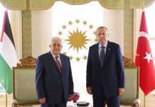 Madaxweynaha Turkiga oo la kulmay dhigiisa Falastiin Mahmoud Abbas