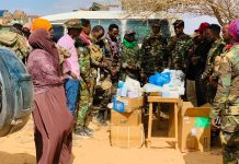 Bulshada Dhuusamareeb oo ciidamada ugu deeqay daawooyin samofal ah