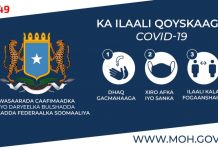 Wasaaradda Caafimaadka oo Bulshada fartay in ay ka qeyb qaataan ka hortagga faafitaanka COVID19.