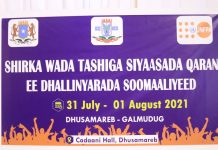 Shirka dib u eegista siyaasada Qaran ee dhalinyarada oo lagu soo gabagabeeyay Dhuusamareeb