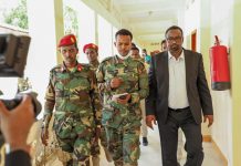 Madaxweyne ku xigeenka Hirshabeelle oo booqday askar ku soo dhaawacantay howlgallada ka dhanka ah argagixisada