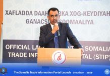 wasaaradda Ganacsiga iyo warshadaha oo si rasmi ah u daah-furtay xog kaydiyaha Ganacsiga Soomaliya