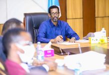 Madaxweyne ku-xageenka oo shir guddoomiyay shirka todobaadlaha ah ee golaha Wasiirada Jubbaland