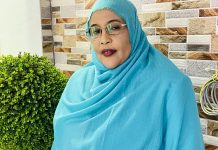 Senator Samsam Ibraahim Cali oo ku soo baxday doorashada Aqalka sare ee Baydhabo