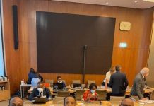 Wafdi uu hoggaaminayo wasiiru dowlaha xafiiska RW oo shir kaga qayb galay Geneva