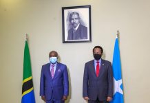 Madaxweyne Farmaajo oo Waraaqaha Aqoonsiga Ka guddoomay danjireyaasha Dalalka Tansaaniya Iyo Angoola