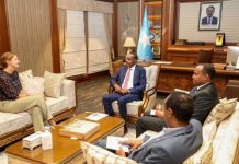 Ra’iisul Wasaare Rooble oo kulan la qaatay Safiirka UK ee Soomaaliya