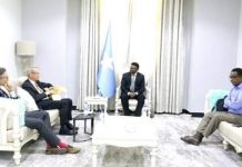 Guddoomiyaha Golaha Shacabka oo qaabilay Safiirka Sweden ee Soomaaliya