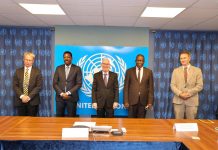 Madaxweynaha Galmudug oo la kulmay danjirayaasha beesha caalamka u fadhiya Soomaaliya