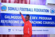 Xiriirka Kubbada cagta Soomaaliyeed oo kaa -shanaya Wasaradda dhalinyarada iyo Cayaaraha Galmudug, xiriirka Kubadda Cagta Galmudug iyo xiriirada Degmooyinka oo tababar u qabtay 25 garsoore iyo 12 macalin