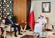 Wasiir Beyle oo Doxa kula kulmay Wasiirka Ganacsiga Dalka Qatar