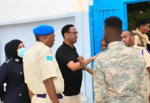 Taliyaha Ciidanka Boliiska Soomaaliyeed S/gaas Cabdi Xasan Maxamed {Xijaar} oo maanta kormeer howleed ku tegey Hoggaanka Gaadiidka Boliiska