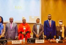 Wasiirka Gargaarka XFS oo magaalada Geneva kaga qebgashay shirka Arrimaha Bini’aadanimada