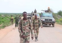 Ciidamada Qalabka sida oo howlgallo ka fuliyay waddada u dhexeysa Deynuunaay iyo Baydhabo