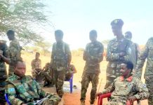 Taliyaha Guutada 10-Aad oo kulan la qaatay Sarakiisha Ururka 27Aad ee Ku Sugan Xerada Ciidamada UK ee Magalada Ballad xaawo