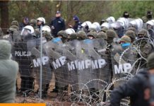 Boqollaal tahriibayaal ah oo lagu xinnibay xadka Poland.