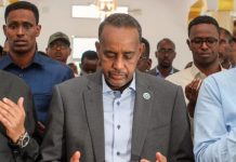 Ra’iisal wasaare Rooble oo ka qeyb galay salaadda janaasada meydka Agaasimihii Radio Muqdisho