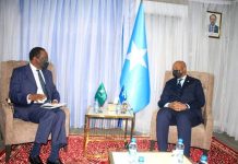 Wasiirka Arrimaha Dibadda JFS oo kala hadlay ergeyga Midowga Afrika u diyaargarowga Ciidamada Soomaaliya la wareegidda waajibaadka amni ee dalka