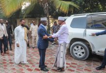 Ra’iisul Wasaare Rooble oo Hoygiisa ku booqday Madaxweynihii hore ee dalka mudane Shariif Sheikh Axmed