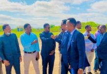 Wafdi uu hoggaaminaayo Wasiirka Shaqada XFS oo lagu soo dhoweeyay Baydhabo