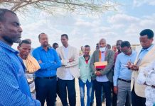 Wafdi uu hoggaaminayo Wasiirka gargaarka Koonfur Galbeed oo gaaray degmada Waajid