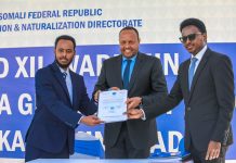 Agaasimaha cusub ee Hay’adda socdaalka iyo Jinsiyadda oo xilka la wareegay+Sawirro